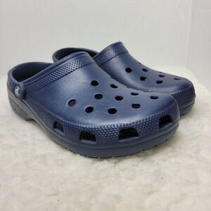 Crocs Classic Clog Slip On Shoes NAVY US Size Men's 9 Women's 11